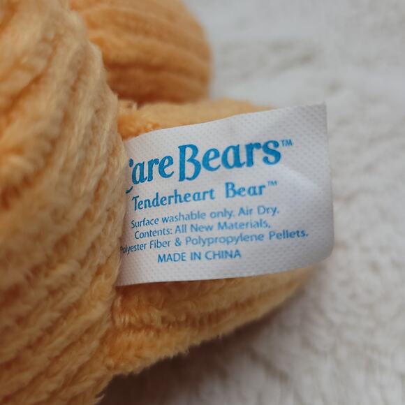 VTG 2003 Care Bears Tender Heart Chenille Plush Bear 9" by TCFC, Play Along Ltd - Picture 7 of 12